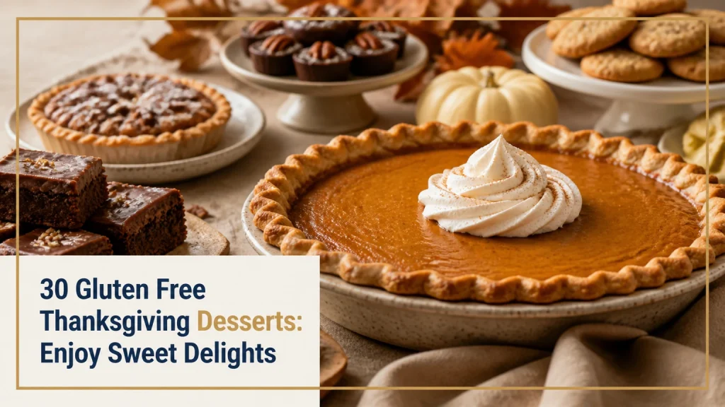 30 Gluten Free Thanksgiving Desserts: Enjoy Sweet Delights 30 gluten free thanksgiving desserts