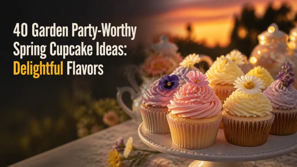 40 garden party worthy spring cupcake ideas