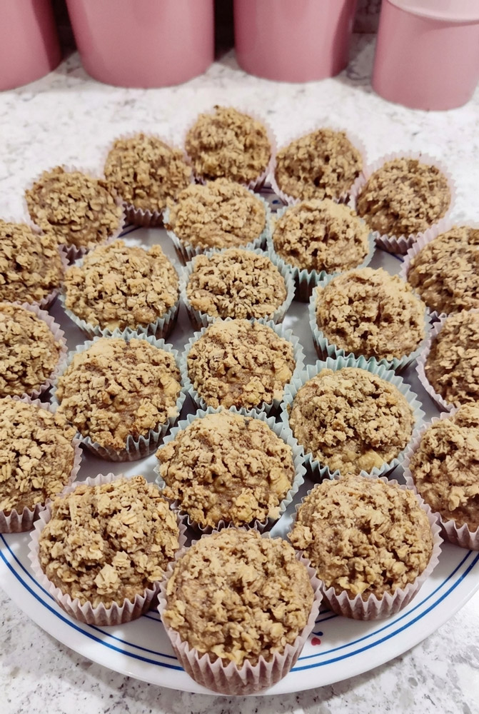 Assemble the Cinnamon Oat Topping