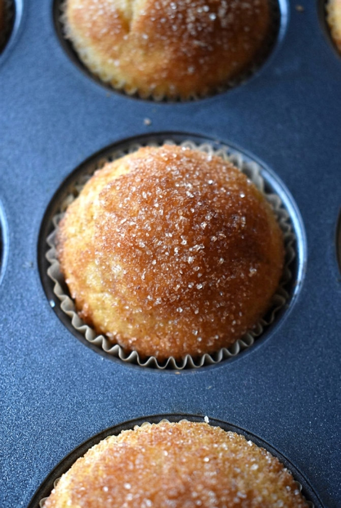 Baking Cinnamon Sugar Muffins