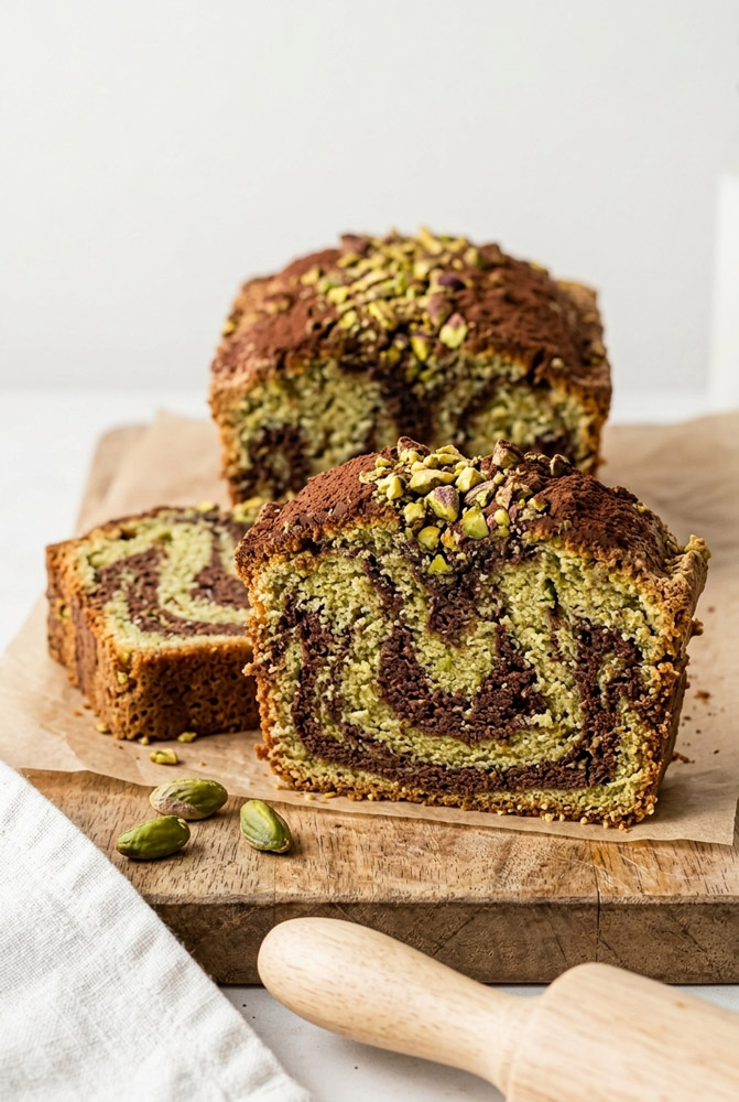 Chocolate Pistachio Loaf Recipe