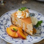 Earl Grey Cheesecake with Citrus Sauce