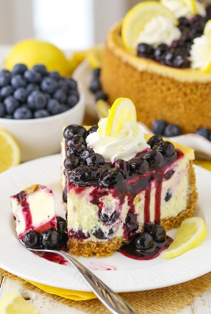 Lemon Blueberry Cheesecake
