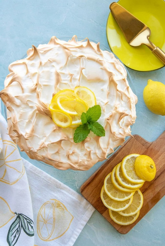 Prepare Lemon Meringue Cheesecake
