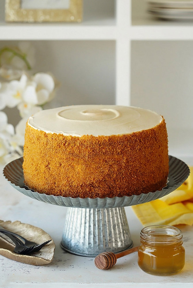 Russian Honey Cake Medovik