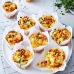 Veggie-Loaded Pumpkin and Cheese Muffins