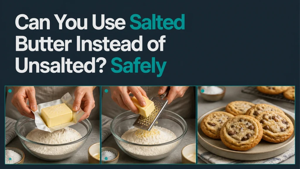 can you use salted butter instead of unsalted