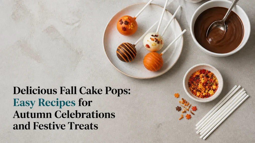 Delicious Fall Cake Pops: Easy Recipes for Autumn Celebrations and Festive Treats fall cake pops