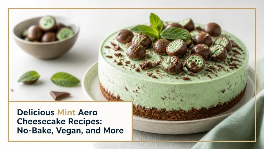 mint aero cheesecake recipes
