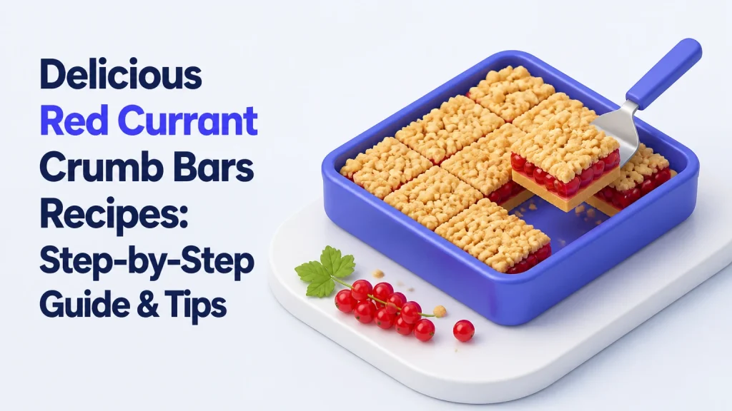red currant crumb bars recipes