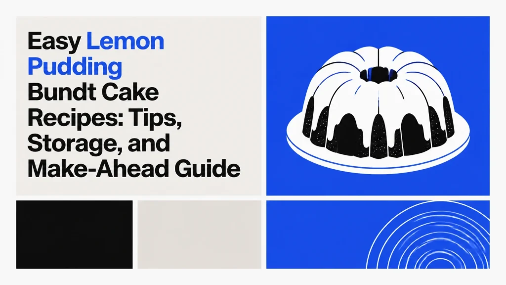 lemon pudding bundt cake recipes
