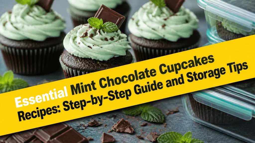 mint chocolate cupcakes recipes