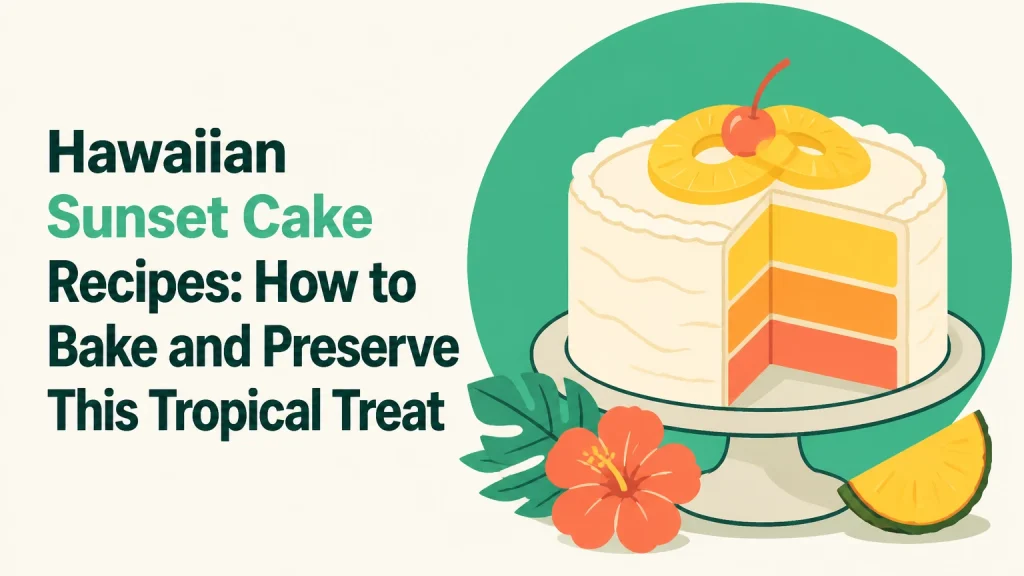 hawaiian sunset cake recipes
