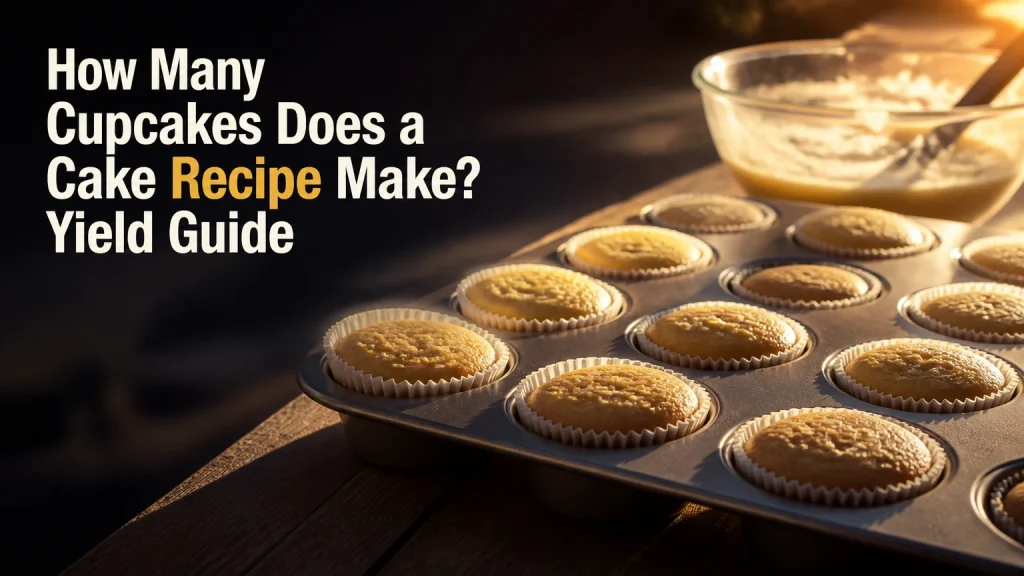 How Many Cupcakes Does a Cake Recipe Make? Yield Guide how many cupcakes does a cake recipe make