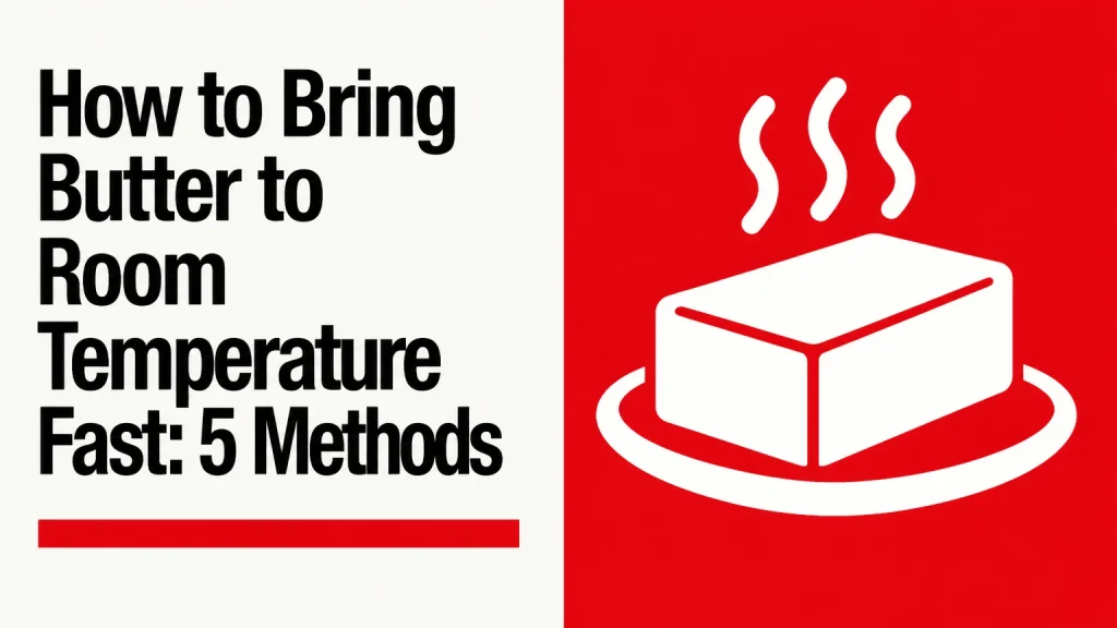 how to bring butter to room temperature fast