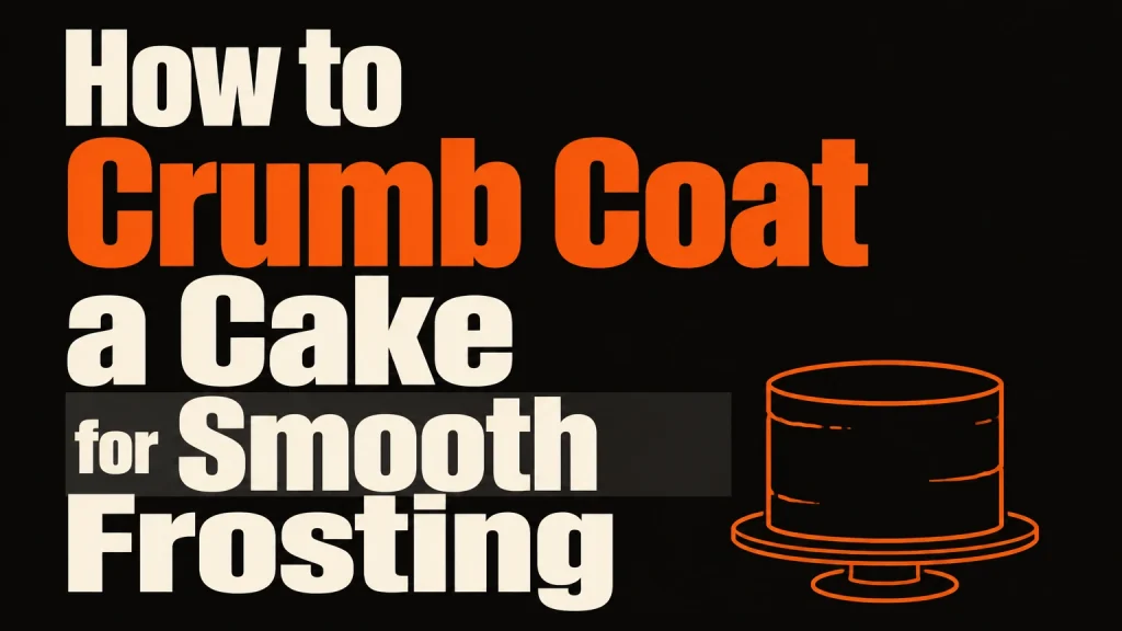 how to crumb coat a cake