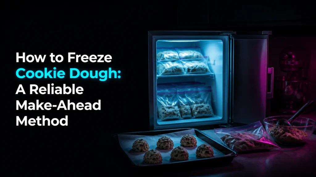 how to freeze cookie dough