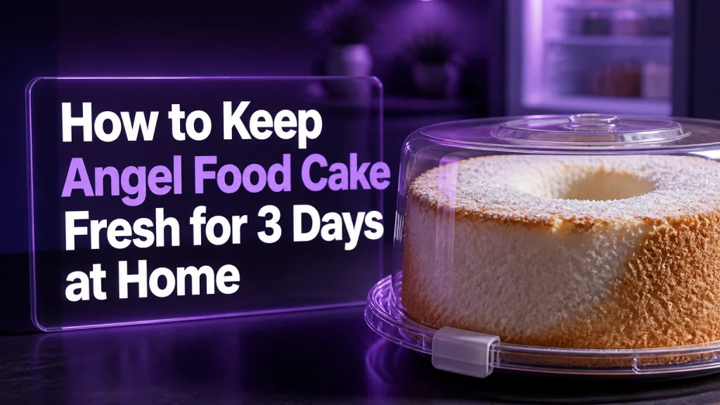 how to keep angel food cake fresh