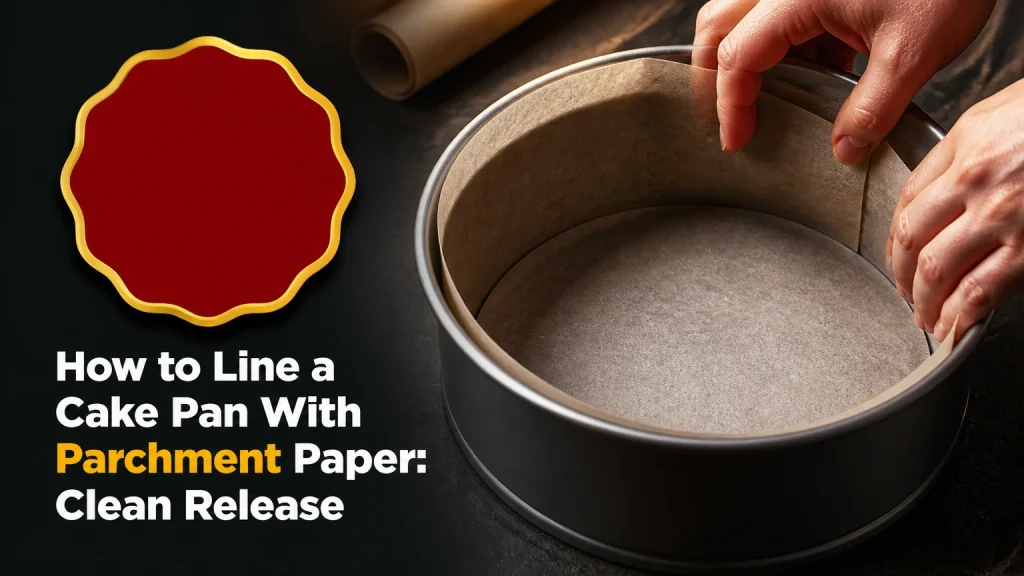 How to Line a Cake Pan With Parchment Paper: Clean Release how to line a cake pan with parchment paper