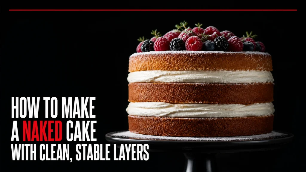 how to make a naked cake