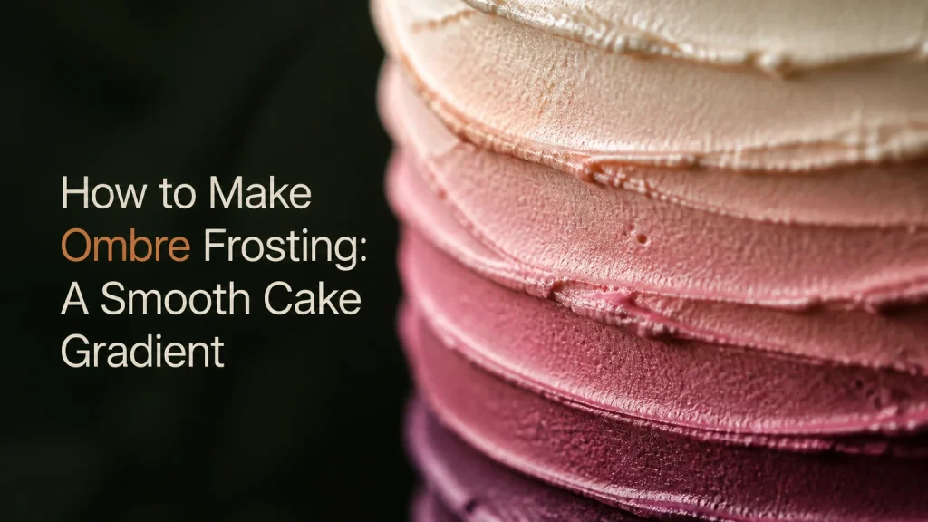 how to make ombre frosting
