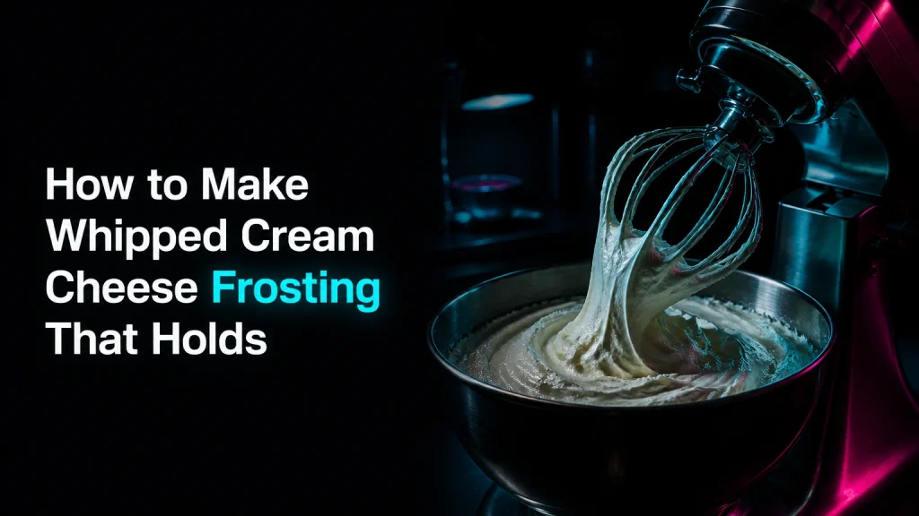 How to Make Whipped Cream Cheese Frosting That Holds how to make whipped cream cheese frosting