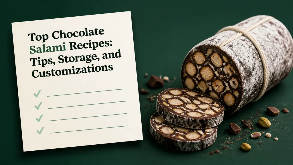 chocolate salami recipes