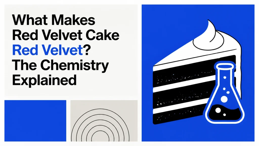 what makes red velvet cake red velvet