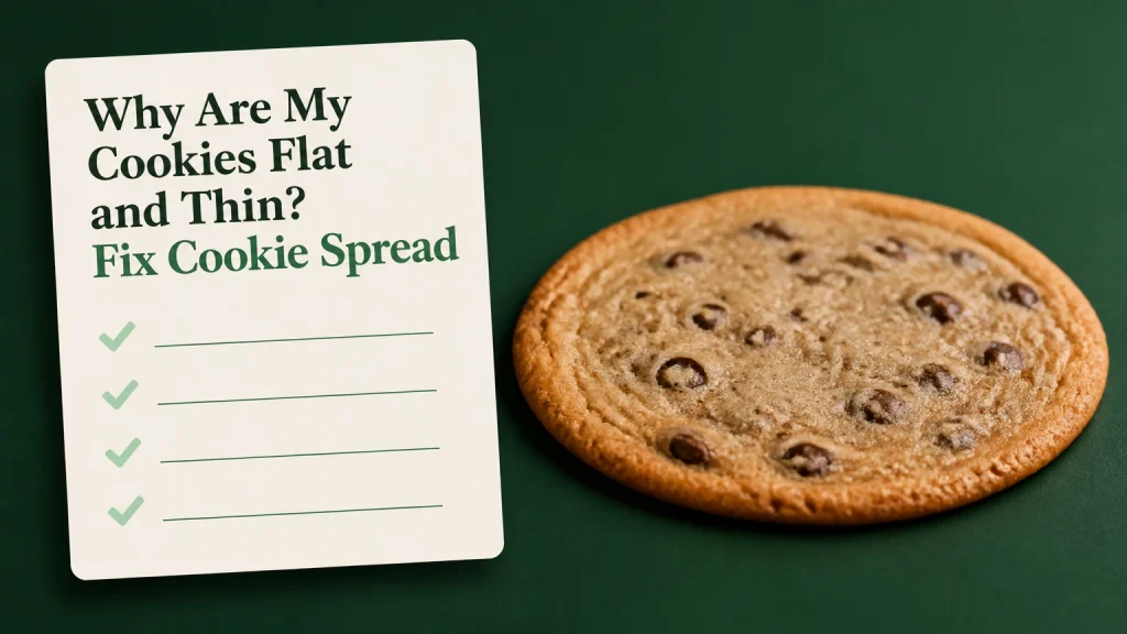 why are my cookies flat and thin