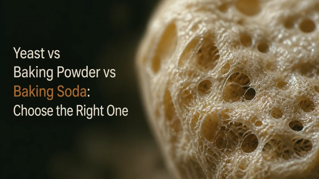 Yeast vs Baking Powder vs Baking Soda: Choose the Right One yeast vs baking powder vs baking soda